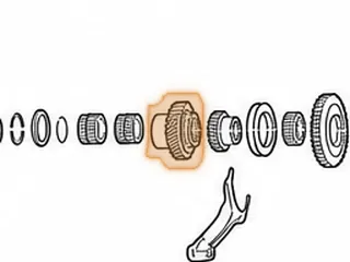 Gear, GNBA 5th (Countershaft)(32 Teeth, 2 Grooves On The Edge) 2006-11 — Part # 180810D