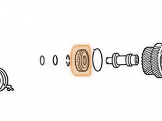 Roller Bearing, GNBA/MPCA/M5PA/SMMA/SPCA/SP5A Idler Shaft To Rear Cover (.745”Thick)(2.050”OD)(12 Rollers) 2006-Up — Part # 180299A
