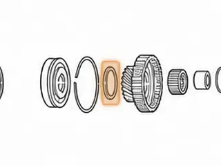 Thrust Washer, Saturn Ball Bearing To 1st Gear (Mainshaft) — Part # 10243A