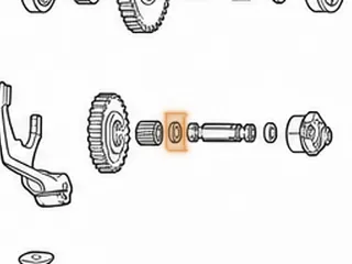 O-Ring, Saturn Idler Gear Shaft (Takes 2) 1991-04 — Part # 10374A