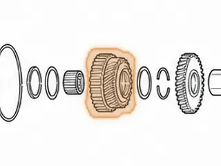 Gear, Saturn 4th Driven (25 Teeth) Fits Mainshaft #10672B & # 10672BA With A 42 Teeth Gear — Part # 10810B