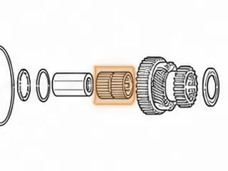 Roller Bearing, Saturn 2nd/Reverse Gear To Collar — Part # 10236A