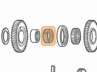 Roller Bearing, Saturn 2nd Gear To Countershaft (1.575”OD) — Part # 10268A