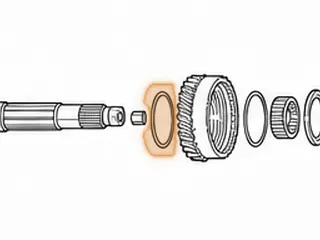 Thrust Bearing, Saturn Mainshaft To 3rd Gear — Part # 10217A
