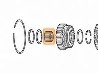 Roller Bearing, Saturn 4th Gear To Countershaft — Part # 10260A