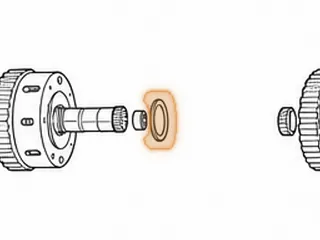 Bearing W/Race, A960E Direct Clutch Hub To Reverse Clutch Hub (.140”Thick)(2.400”OD) 1.680”ID) 2006-Up — Part # 117244A