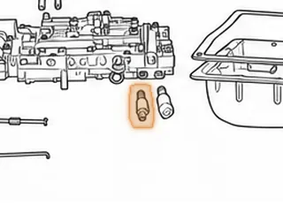 Solenoid, A750E/A750F (Toyota/Lexus) SL2 Clutch Control Linear (Large White Connector)(4.7L V8 Applications)(5-6 Ohms)… — Part # 117450B