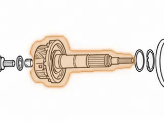Rear Planet, A750 4x4 (4 Gear)(Uses A 25 Teeth Sun Gear #674)(9 1/8” Overall Length) — Part # 117584AD