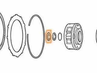 Washer, A727 Output Shaft To Forward Drum (No Tabs) (.060) (Metal) 1962-78 — Part # 22232