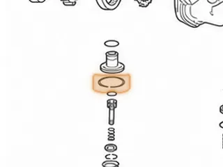 Ring, A727/A518/A618/48RE Kickdown Servo Piston (Large) & Cover (2.125”OD) (Metal) 1962-Up — Part # 22195