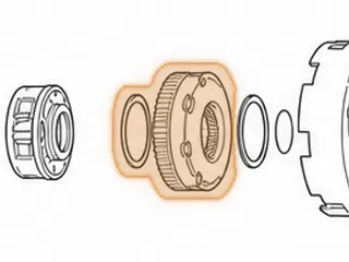 Ring Gear, A727/A518/A618/48RE Front Planet (Uses 62 Teeth Forward Friction) 1962-Up — Part # 22592