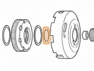 Snap Ring, A727/A518/A618/48RE Holds Sun Gear To Shell 1962-Up — Part # 22884