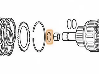 Snap Ring, 125/125C Forward Drum to Driven Sprocket Support 2.23-2.33MM 1980-Up — Part # 64899C