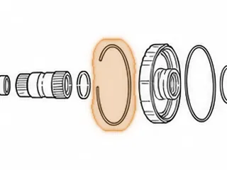 Snap Ring, 125/125C Holds Low/Reverse Clutch Housing in Case 1980-Up — Part # 64883