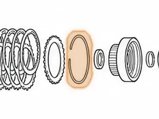 Snap Ring, 125/125C Holds Forward & Direct Clutch Pressure Plate in Drum 1980-Up — Part # 64876