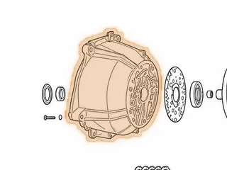 Bell Housing, 4L30E (Top Bolts 4 7/16”)(Drivers Side Starter At 1:00)(BMW)(Cast # 96016284) — Part # 24750G