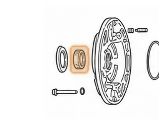 Bushing, 200/200C/200-4R/325-4L Pump Body (Babbit) 1976-90 — Part # 54034A