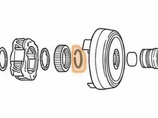 Snap Ring, 200/200C/200-4R Holds Shell to Sun Gear 1976-Up — Part # 54884A
