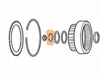 Snap Ring, 200/200C/200-4R Holds Front Planet to Output Shaft 1976-Up — Part # 54894A