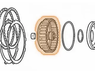 Drum, 200-4R Overrun Clutch 1981-90 — Part # 54551B
