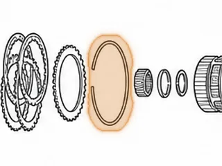Snap Ring, 200-4R Holds Overrun Clutch in Drum 1981-Up — Part # 54864B