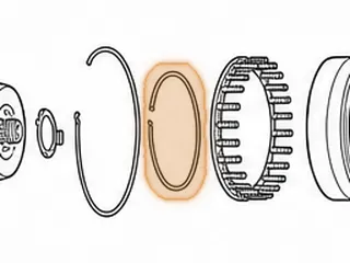 Snap Ring, 200-4R Holds 4th Clutch Retainer to Center Support 1981-Up — Part # 54862B