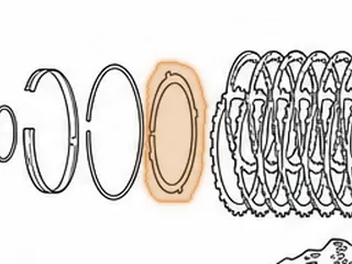 Steel, 200/200C/200-4R Low/Reverse Clutch .078” (Waved) 1976-90 — Part # 54135A