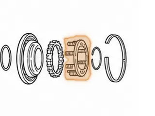Springs W/Retainer, 200/200C/200-4R Direct Clutch Return 1976-Up — Part # 54975A