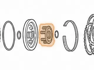 Springs W/Retainer, 200/200C/200-4R Forward Clutch Return 1976-Up — Part # 54974A