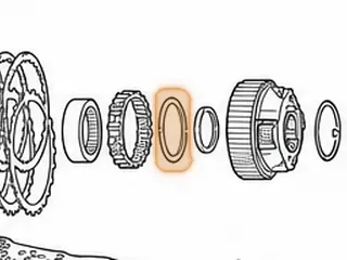 Bearing, 200/200C/200-4R Rear Planet to Sprag Race 1976-90 (Use 84286B) — Part # 54242AA