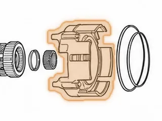 Housing, 325-4L 4th Clutch (Aluminum) 1982-85 — Part # 54545D