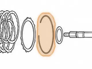 Snap Ring, 250/250C/350/350C Holds Forward & Direct Pressure Plate in Drum 1969-86 — Part # 44878