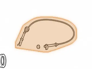 Detent Cable, 250/250C/350/350C (40 1/2” Wire) — Part # 44497A