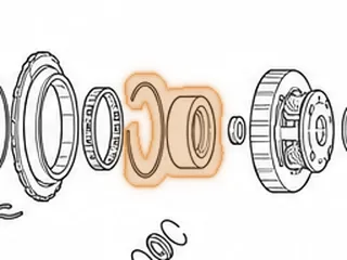 Snap Ring, 250/250C/350/350C Holds Sprag to Center Support 1969-86 — Part # 44884
