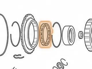 Sprag, 250/250C/350/350C Low/Reverse (Metal) 1969-86 (14 Rollers) — Part # 44654A