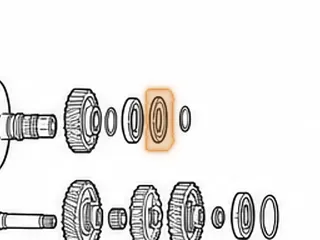 Spacer, TR580 Secondary Rear Bearing To Case (2.895”OD)(.815”ID)(.300”Tall) 2010-Up — Part # 163693A