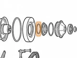 D-Ring, TR580 Primary Pulley Half (Rear) Piston (Inner)(2.810”OD)(.085”Thick) 2010-Up — Part # 163328A