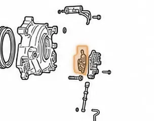Plate, TR580 Manual Valve Body To Reverse Housing (.040”Thick)(10 Round Holes & 2 Slotted Holes) 2010-Up — Part # 163746A