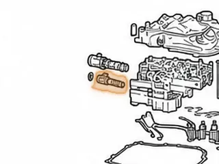 Solenoid, TR580 Forward & Reverse (1 Bolt)(3.195”Long)(2 Pin Connector)(No O-Rings On Snout) 2010-Up — Part # 163451A