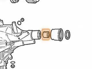 Bushing, TR580 (AWD) Extension Housing (Babbit)(1.385”ID)(1.580”Long) 2010-Up — Part # 353066A