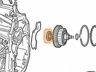 Ball Bearing, TR580 Case To (AWD) Driven Gear (11 Balls)(2.165”OD)(.510”Thick) (Cast # KOYO 6006) 2010-Up… — Part # 163281A