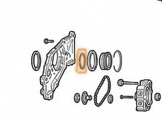 Snap Ring, TR580 Front Cover To Ball Bearing On Drive Pump Sprocket (.048”Thick)(2.185”OD) (.116”Wide) 2009-Up — Part # 353898A