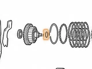 Ring, TR580 (AWD) Driven Gear (1.365”OD)(.074”Thick)(Double Lap Joint)(Teflon)(White) 2010-Up — Part # 163185AT
