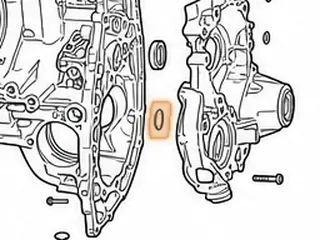 O-Ring, TR580 Bell Housing To Pinion Housing (1.410”OD)(.072”Thick) 2010-Up — Part # 163324A