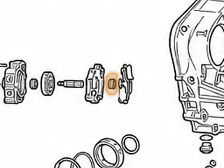 Needle Bearing, TR580 Rear Pump Half (.985”OD)(.587”Thick)(13 Needles) 2010-Up — Part # 163209A