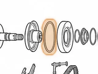 D-Ring, TR580 Primary Pulley Half (Rear)(Outer)(7”OD)(.076”Thick) 2010-Up — Part # 163327A