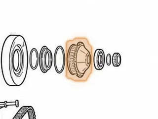 Reluctor, TR580 Primary Pulley (Rear)(Cone Shaped)(35 Teeth)(2.470”Tall) 2010-Up — Part # 163845A