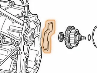 Case Plate, TR580 (Bonded On Rear Of Case)(3 Bolts)(6 1/2”Long)(.056”Thick) 2010-Up — Part # 163759A