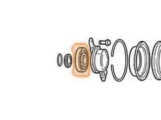 Ball Bearing, TR580 Secondary Pulley (Front)(10 Balls)(3.465”OD)(.628”Thick)(Cast # KOYO DG358816-1) 2010-Up — Part # 163228A
