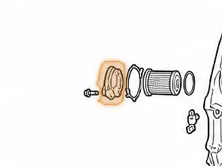 Cover, TR580 Cooler Filter (2 Bolt Tin)(3.855”Long) (2.570”OD)(.635”Thick) 2010-Up — Part # 163769A